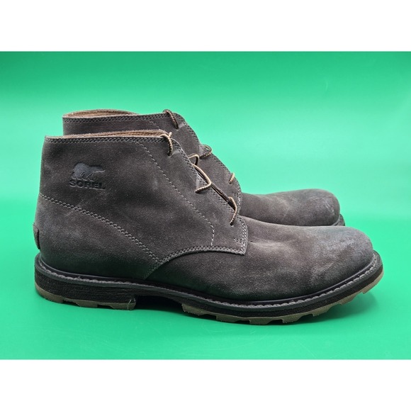 SOREL Madison Mens Size 9 Suede Chukka Boots Lace Up Shoes Brown
